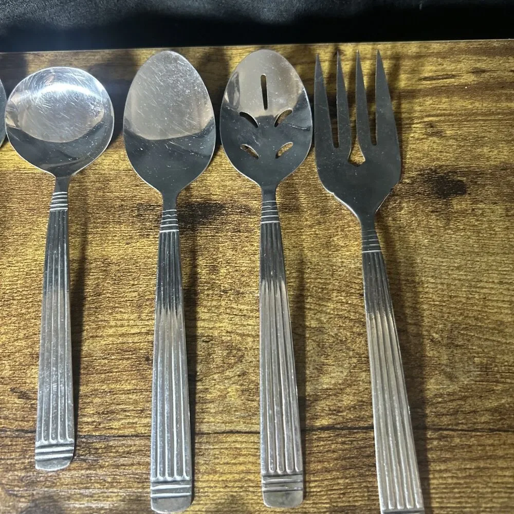 Royal Household Stainless Steel Flatware Discontinued Lot of 31 Vintage Malaysia